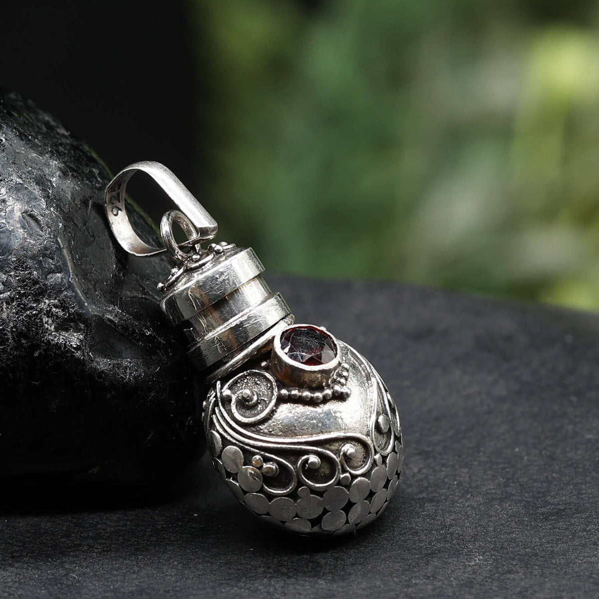 Flacon Silberschmuck Anhänger fach
