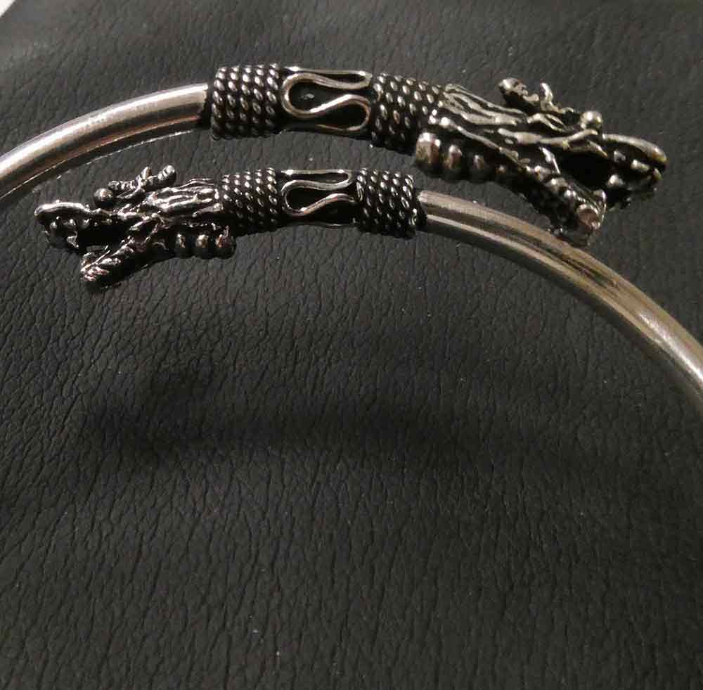 Drachen Armreif Silber Schmuck