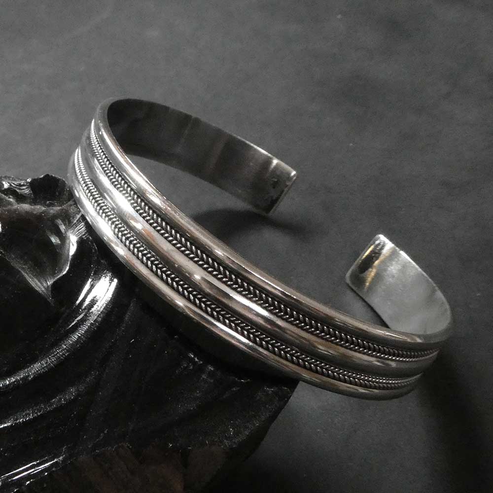 Schlichte Armspange 925 Silber Armreif Armschmuck