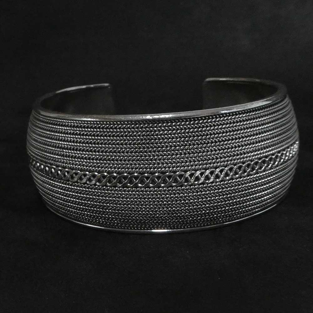 Armreif handgeschmiedeter Armschmuck Herren 925 Silber Design