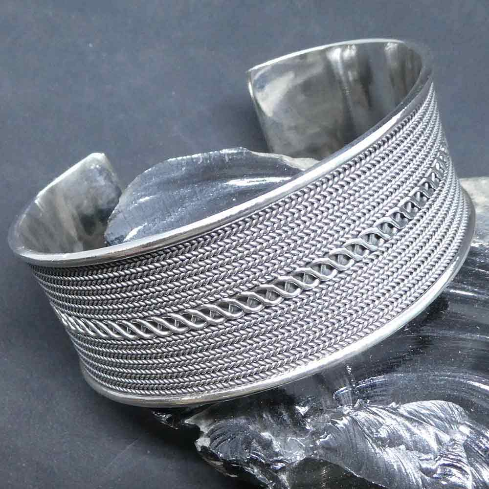 Armreif Silber edel Wikinger Armschmuck