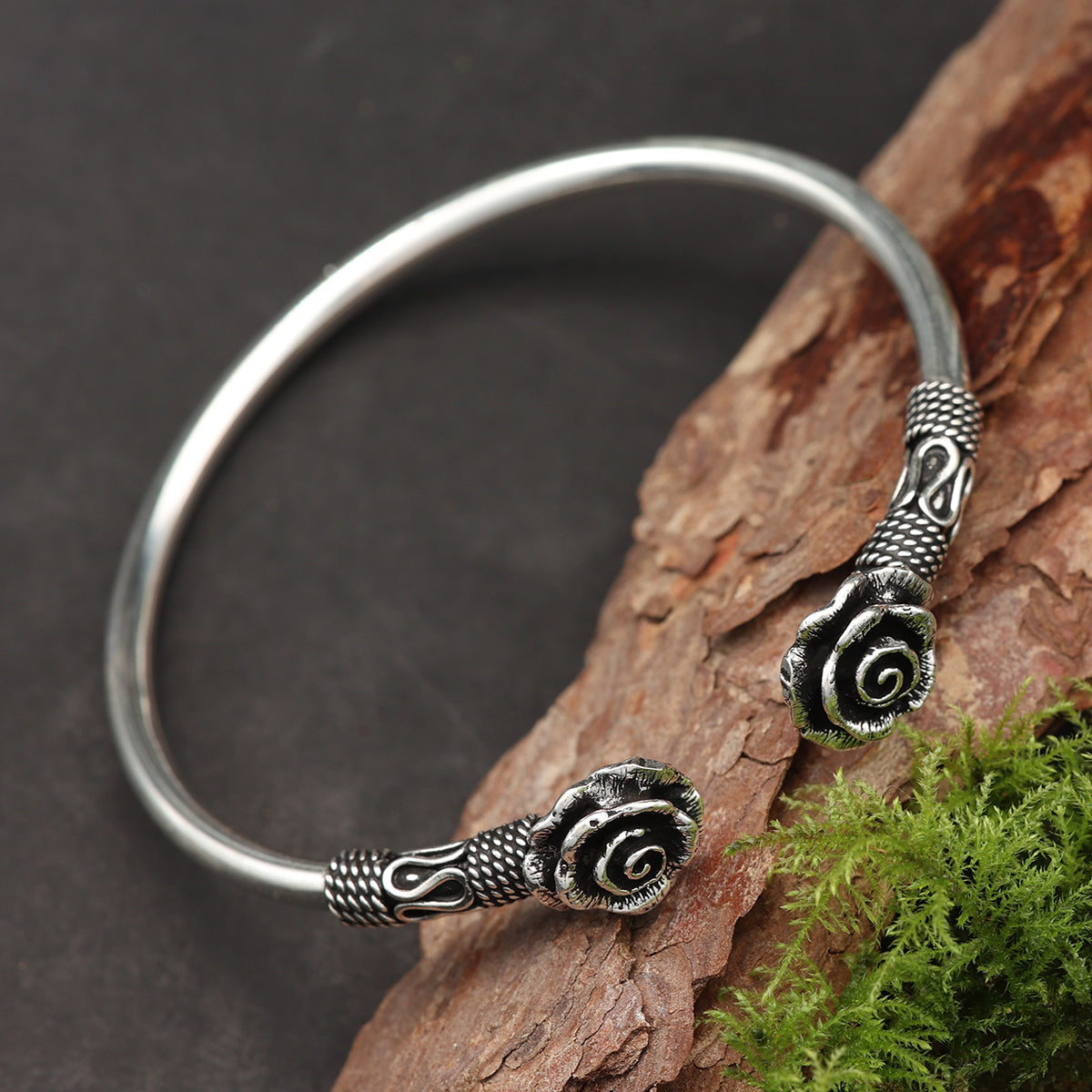 Armschmuck Rosen 925 Silber Armreif Damen Armspange