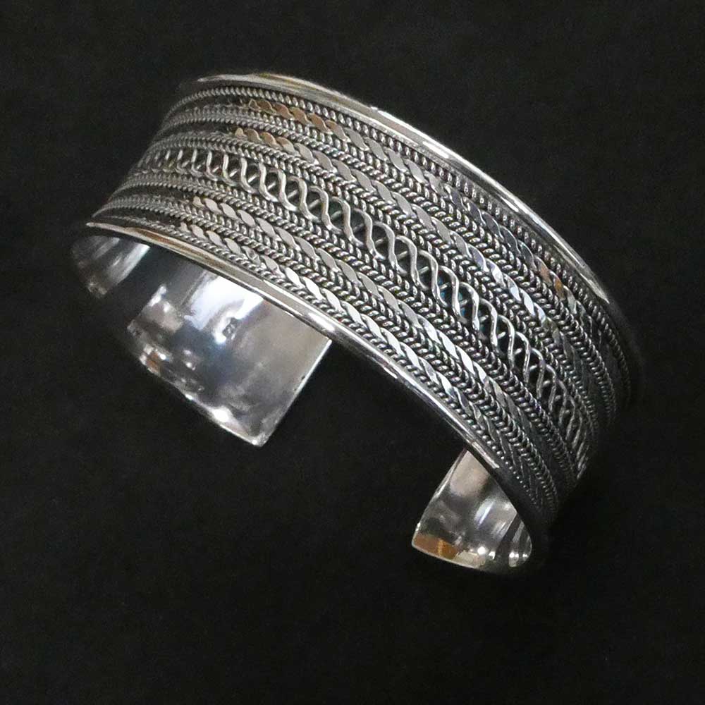 Breitzer Herren Armreif aus hochwertigem 925 Silber Armschmuck edel Handarbeit