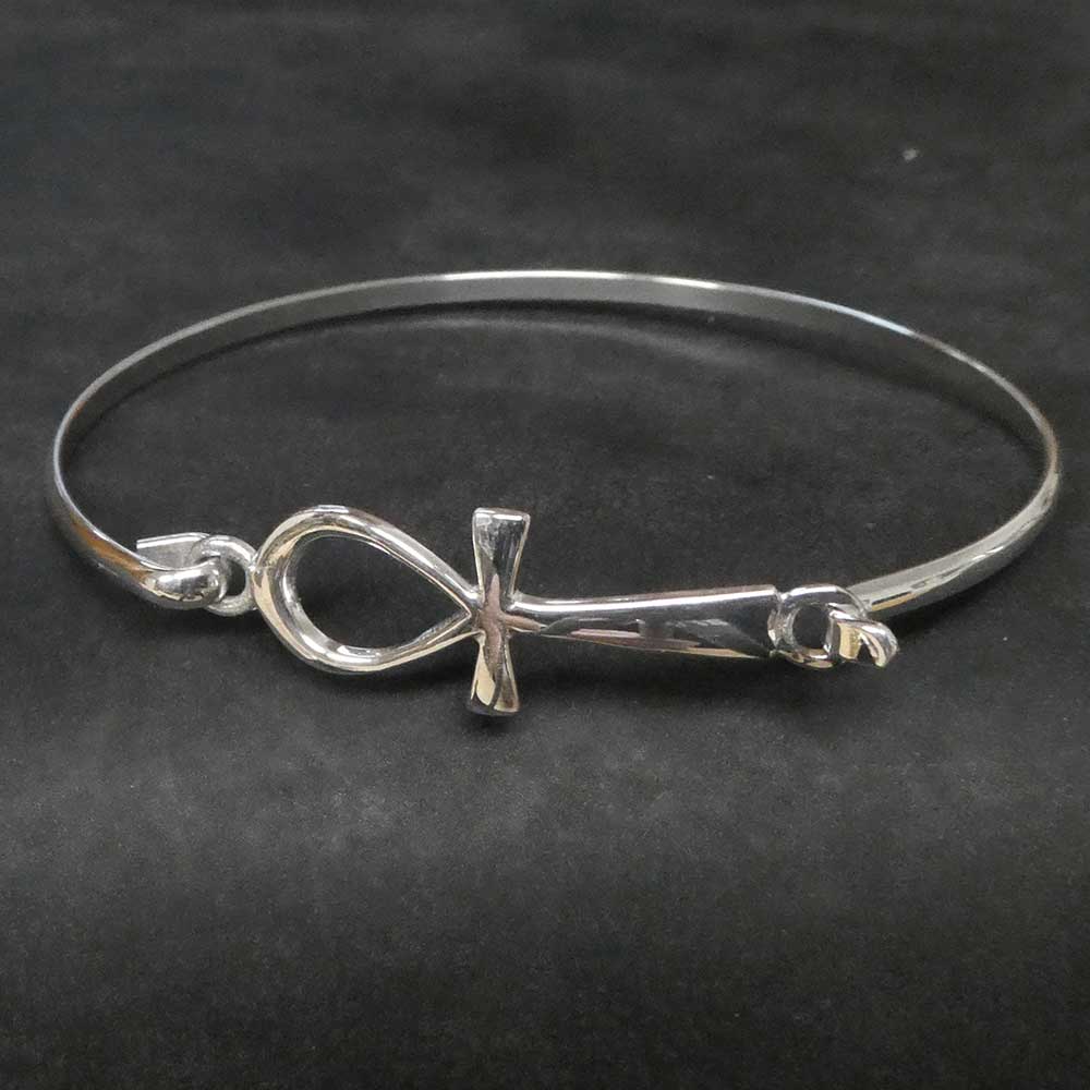 Ankh Armspange Damen 925 Silber Henkelkreuz ägyptischer Schmuck