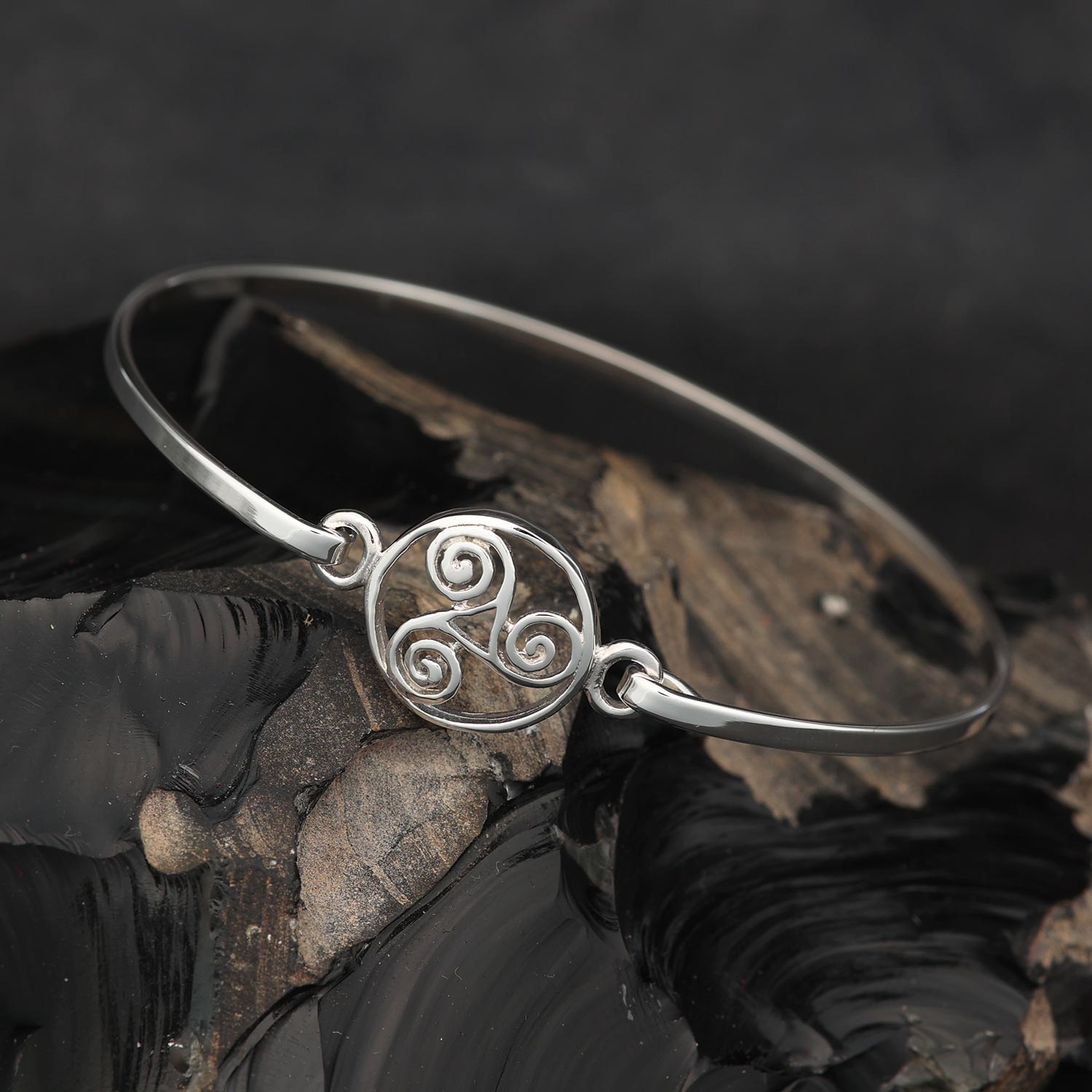 Triskel Armreif Damen Armschmuck 925 Silber Keltisch