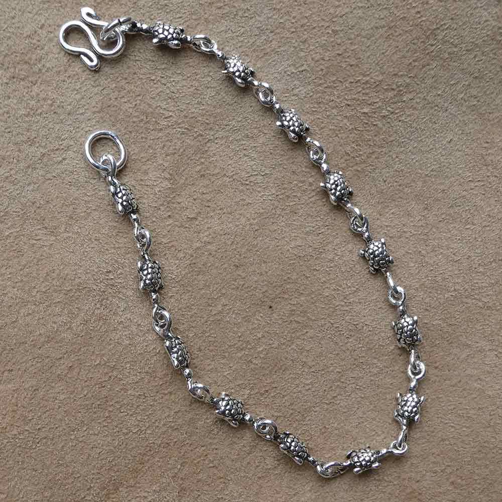 Schildkröten Armband Schmuck Silber