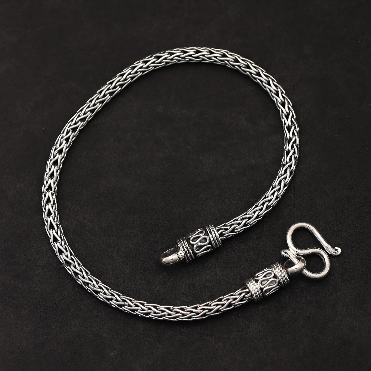 Herren Armband 4 mm 925 Sterlingsilber Armschmuck