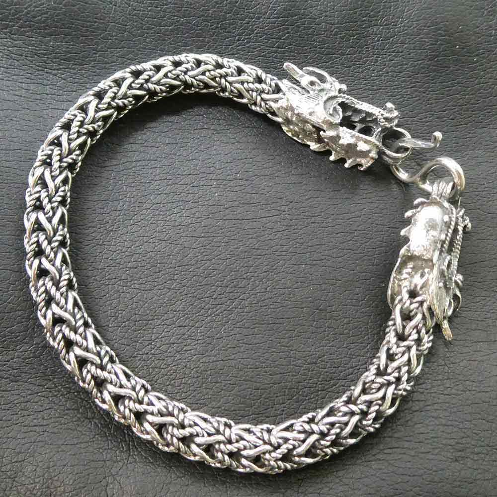 Drachen Armband edel Silber Armschmuck