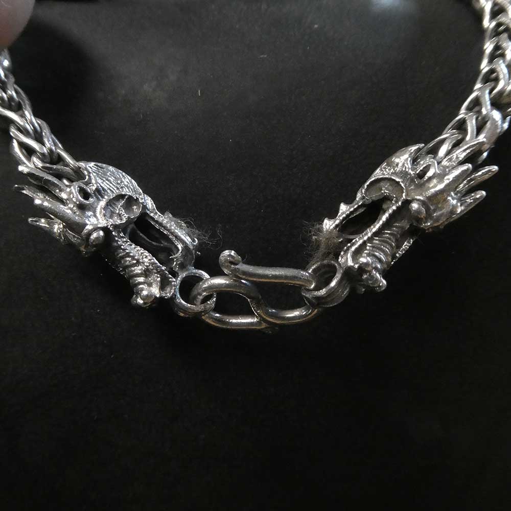 Drachen Armschmuck Herren Armband edles Silber ausgefallener Silberschmuck