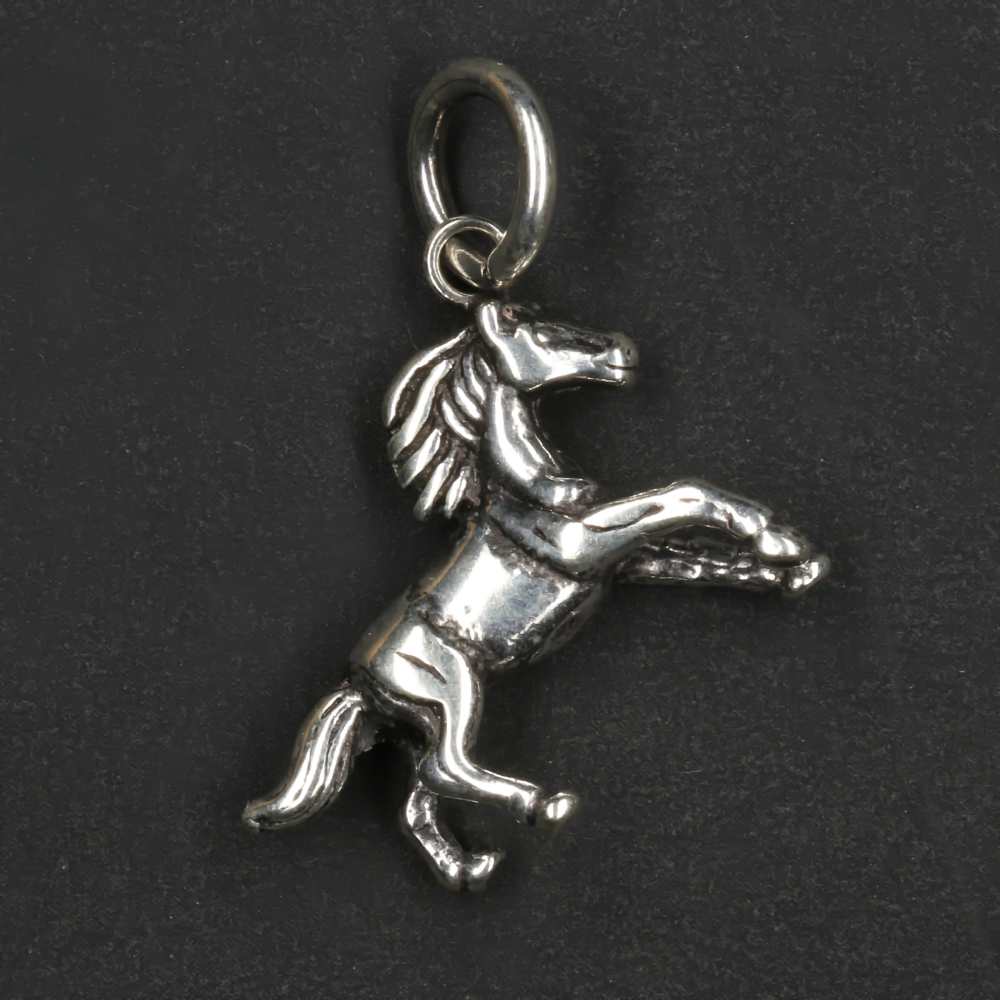 Pferd Anhänger 925er Silber Kettenanhänger  Tier