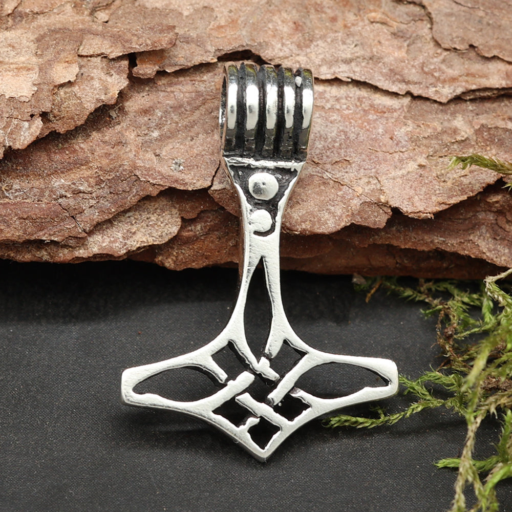 Thors Hammer Kettenanhänger Silber Schmuck 925