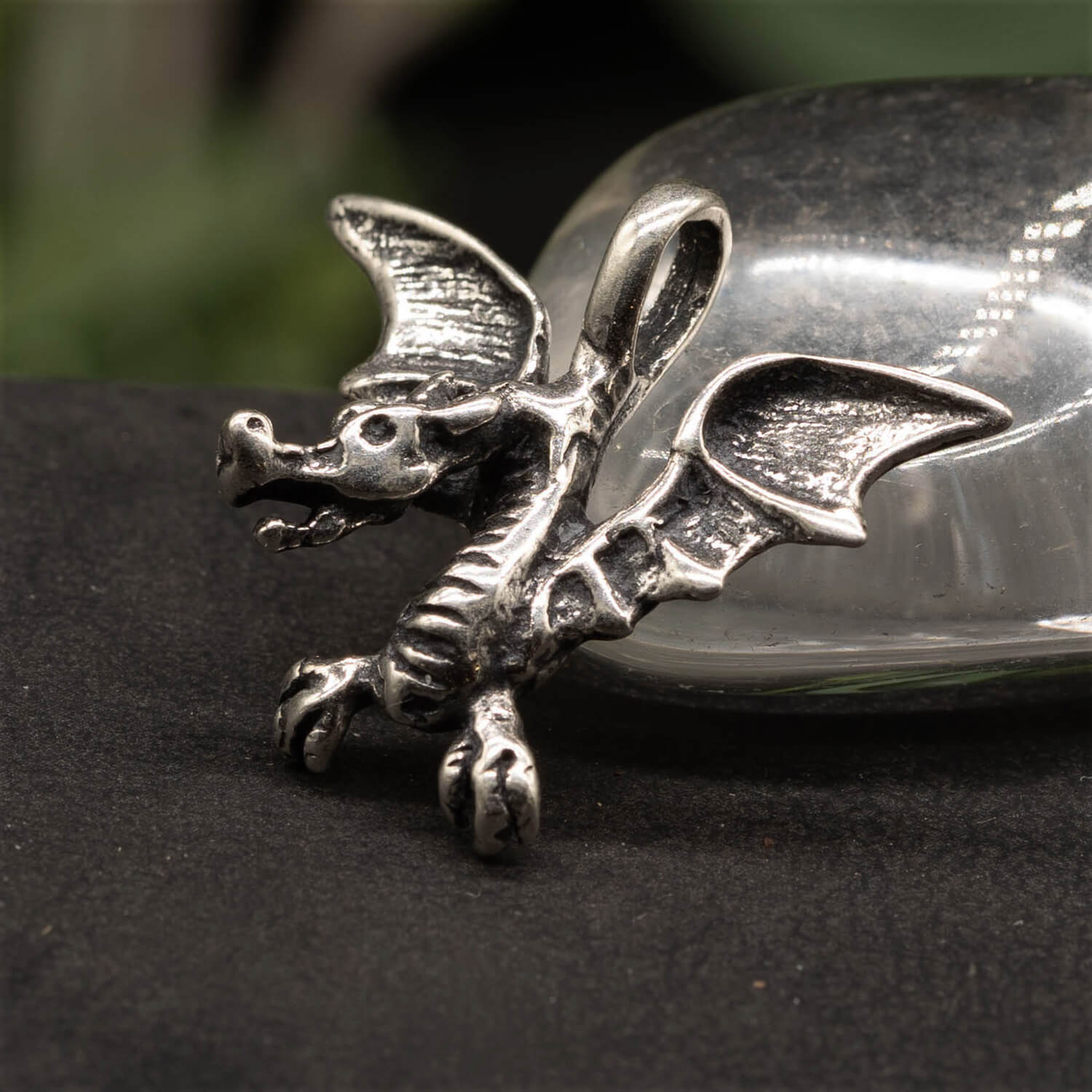 Drache Silber Anhänger 925 Sterlingsilber Damen Schmuck