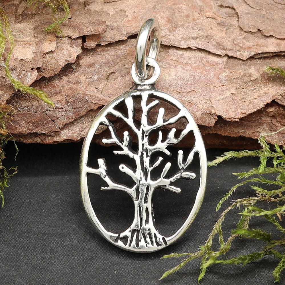 Anhänger Lebensbaum 925 Silber Kettenanhänger Schmuck