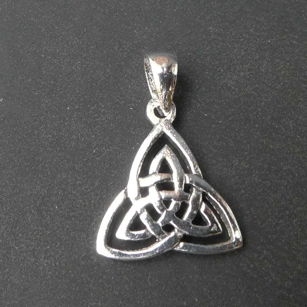 Keltischer Kettenanhänger 925 Silber  feiner Schmuck für eine Silberkette