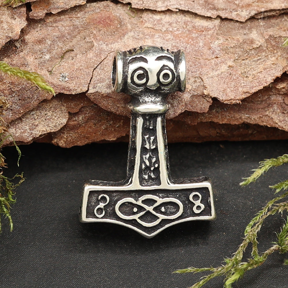 Thors Hammer Silber Anhänger Kettenanhänger 925 Schmuck