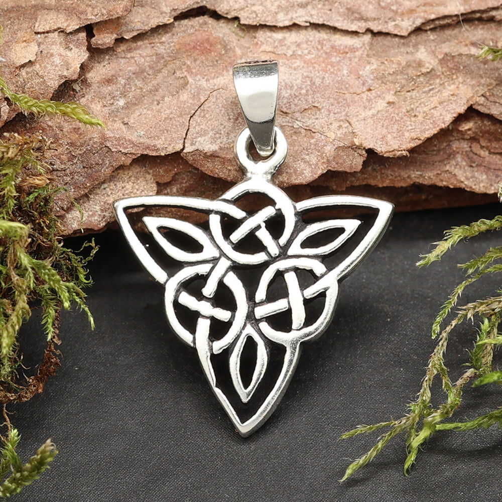 Keltisches Dreieck Silber Anhänger Kettenanhänger 925 Schmuck