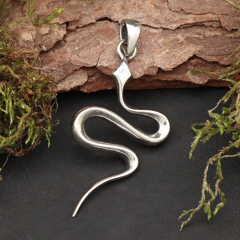 Schlange Anhänger 925 Silberschmuck Kettenanhänger