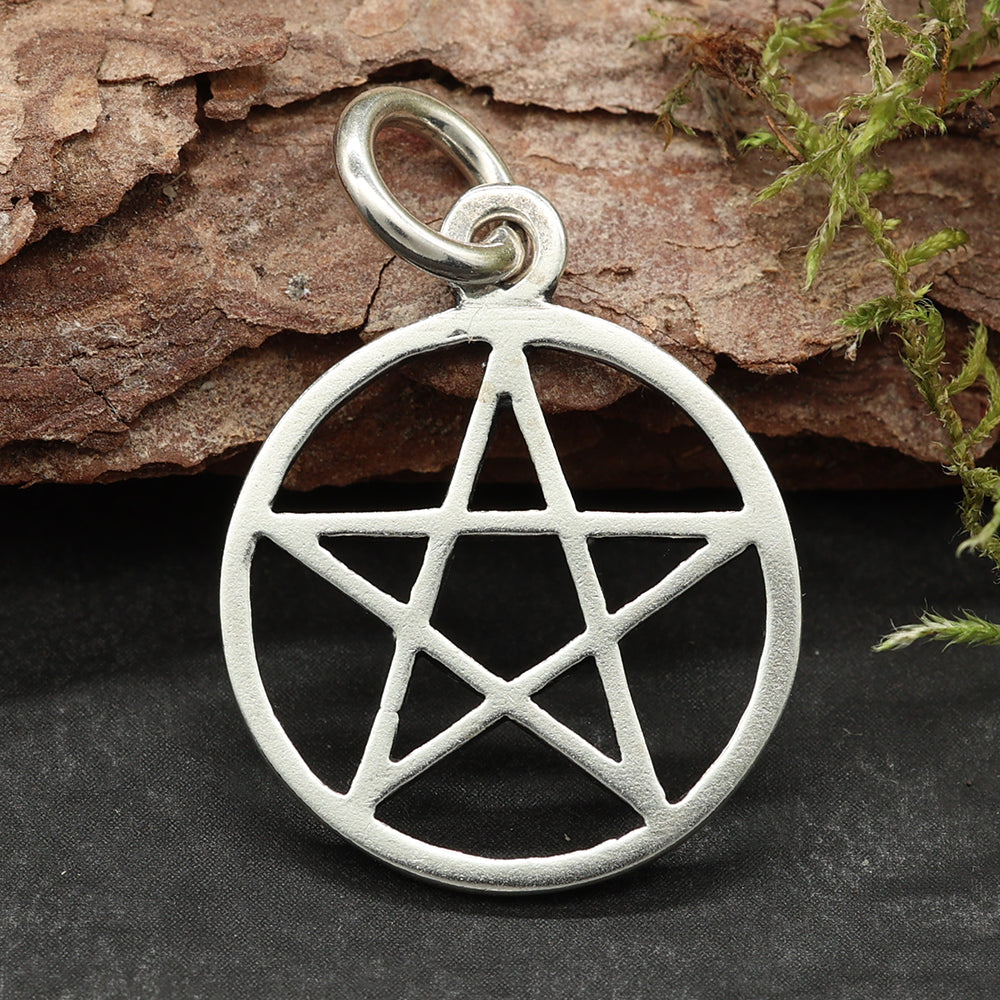 Amulett Pentagramm Schmuck Sterlingsilber 925 Kettenanhänger