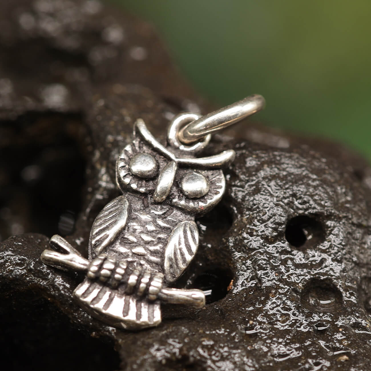 kleine Eule Schmuck Kettenanhänger 925 Silber