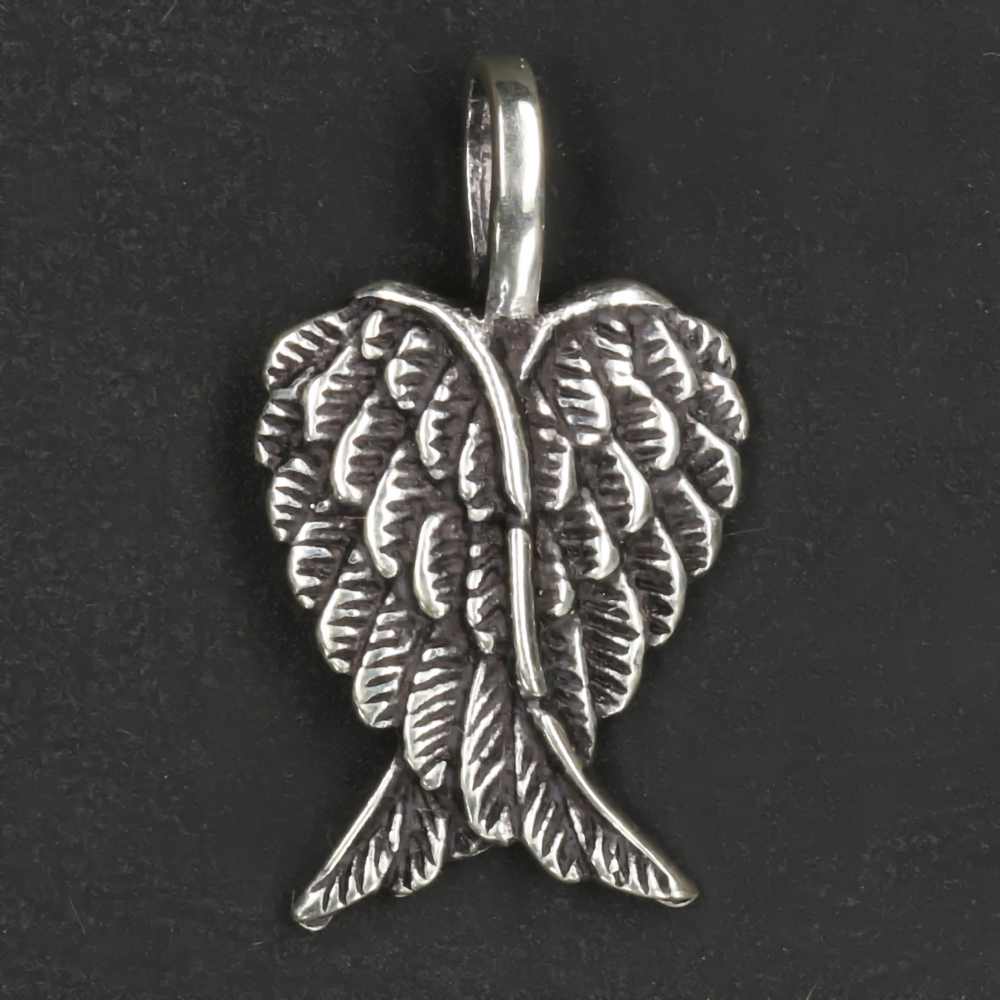 Flügel Silber Schmuck Anhänger Sterlingsilber zarter Kettenanhänger