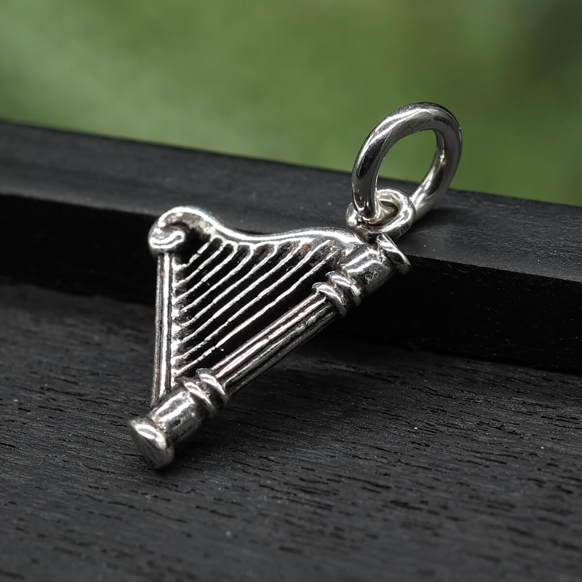 Harfe Silberschmuck Anhänger 925 Silber 