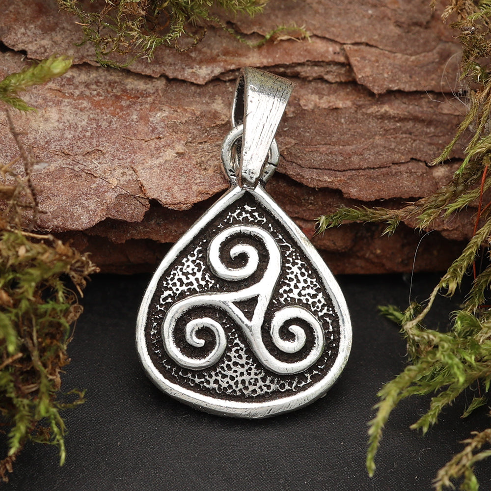 Triskele Silber Kettenanhänger 925 Schmuckanhänger Kette 