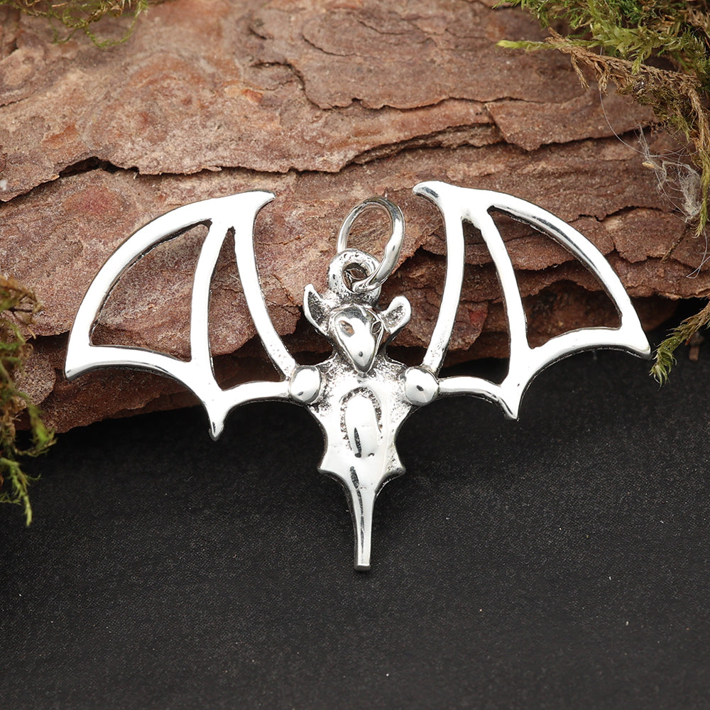 Fledermaus Silber Kettenanhänger 925 Schmuckanhänger Kette 