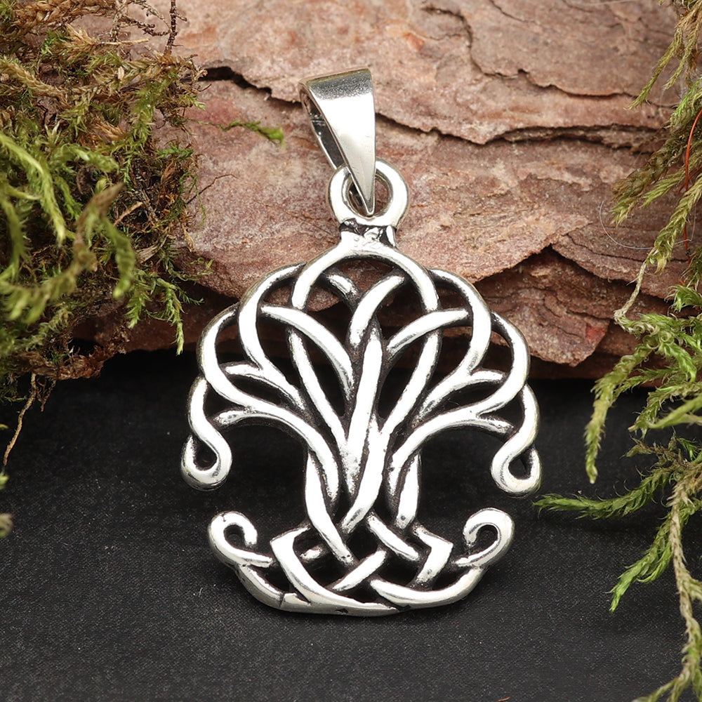 Lebensbaum Keltisch Silberanhänger Sterlingsilber Schmuck Anhänger 925 Silber 
