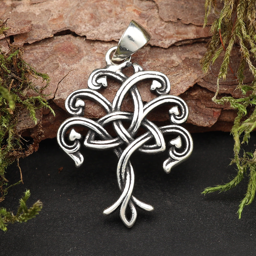 Kelten Lebensbaum Silberanhänger Sterlingsilber Schmuck Anhänger 925 Silber