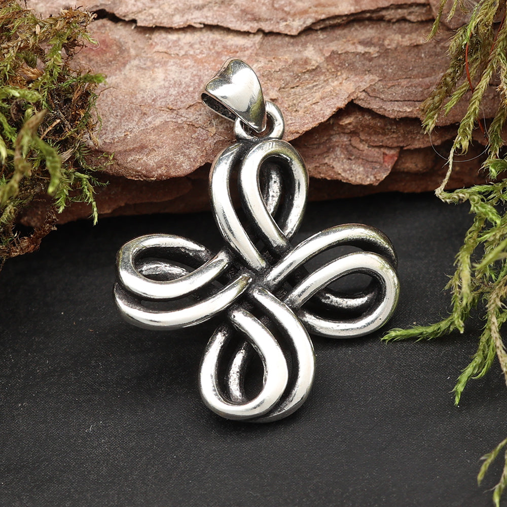 Kleeblatt Keltisch Silberanhänger Sterlingsilber Schmuck Anhänger 925 Silber 