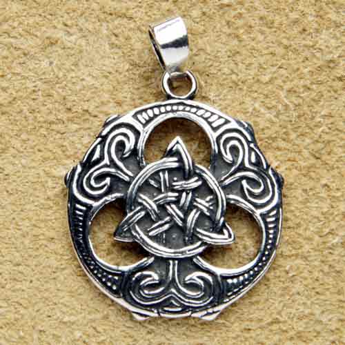 keltischer Schmuck Kettenanhänger 925 Silber 