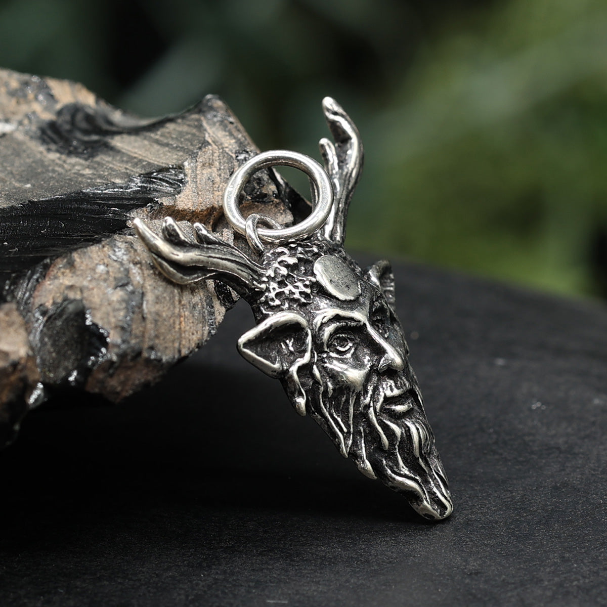 Cernunnos Kettenanhänger Silberschmuck 925 Silber Anhänger