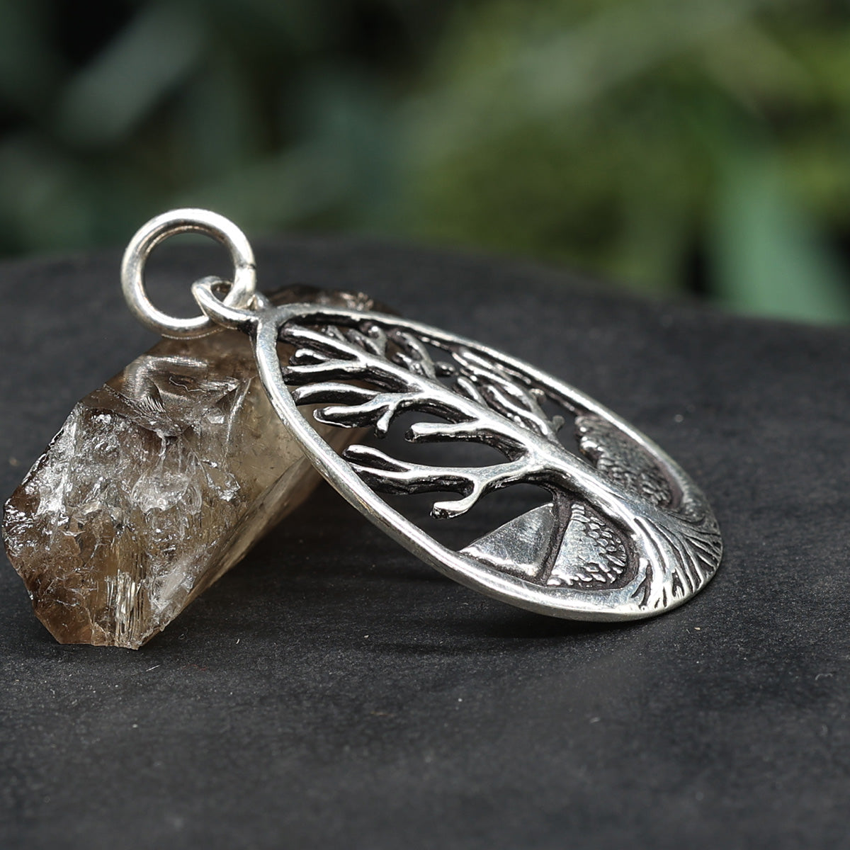Lebensbaum Kettenanhänger Silberschmuck 925 Silber Anhänger