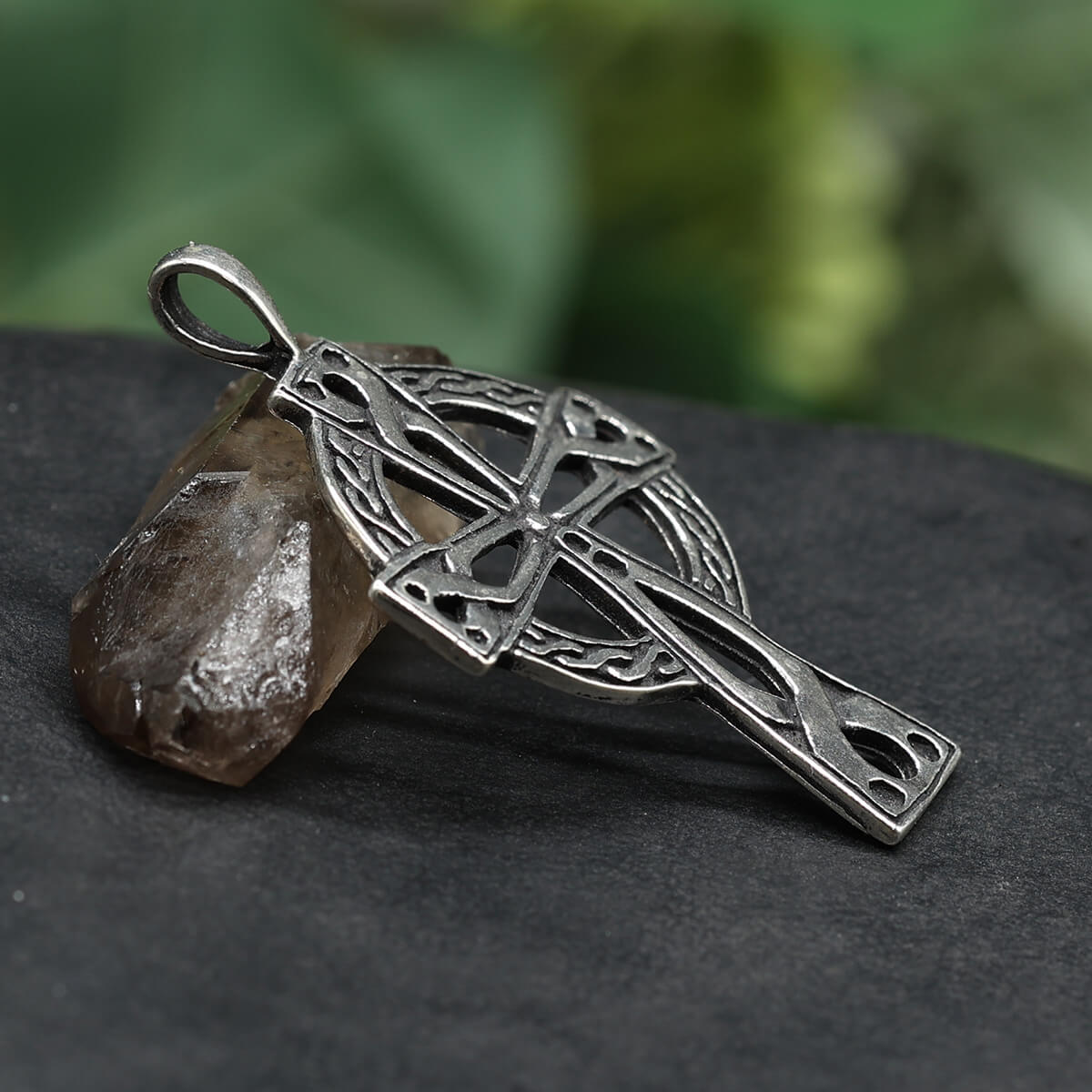 Keltenkreuz Silberschmuck Kettenanhänger 925 Silber