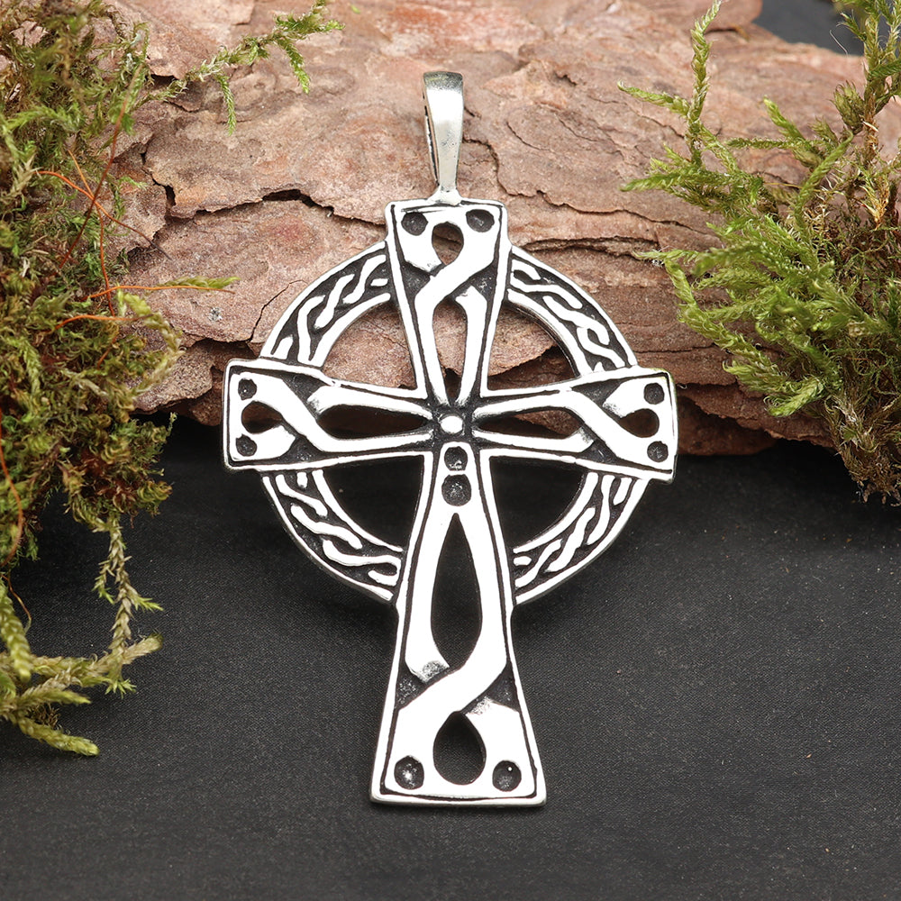 Keltenkreuz Anhänger 925 Silber Kettenanhänger Amulett