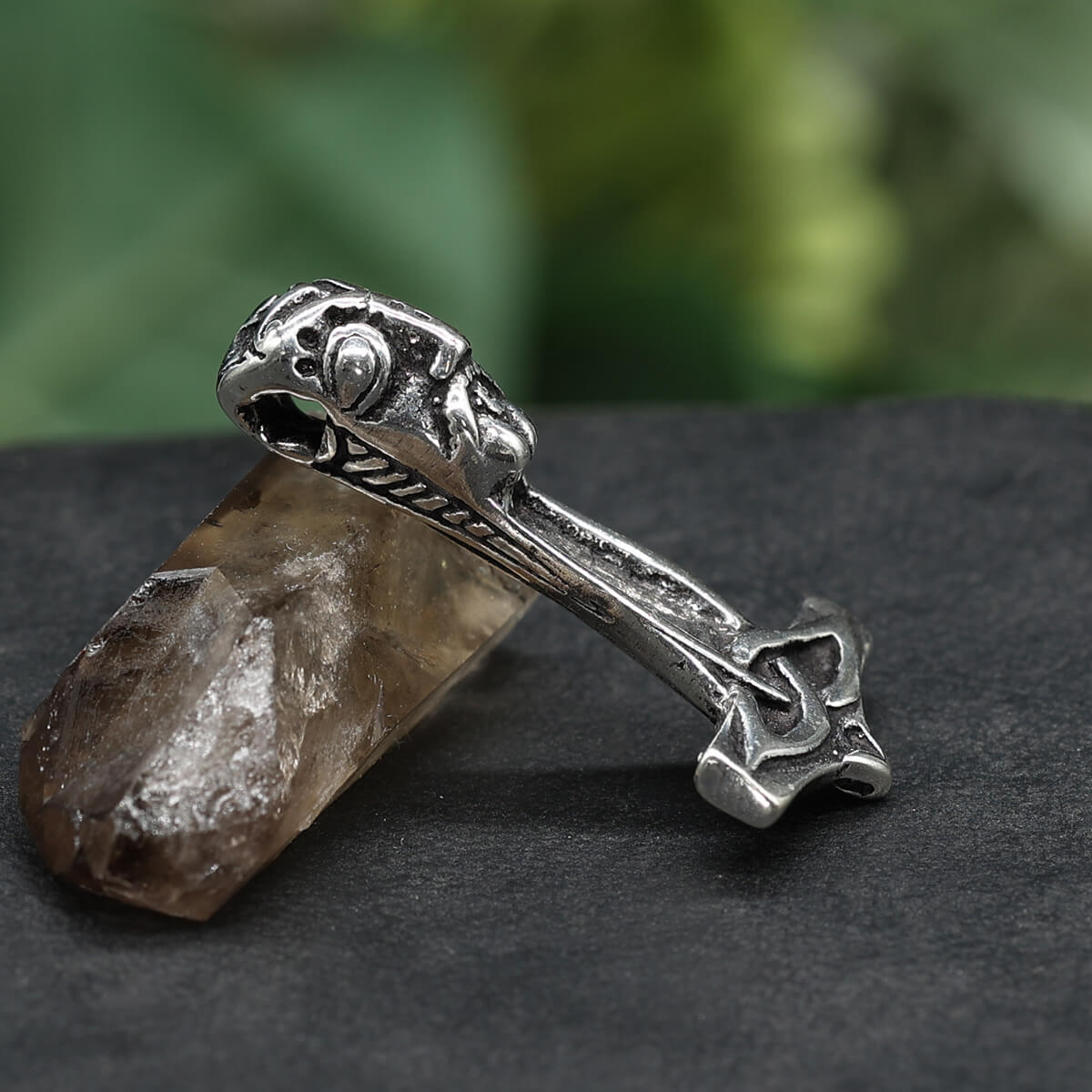 Thors Hammer Silberschmuck Kettenanhänger 925 Silber