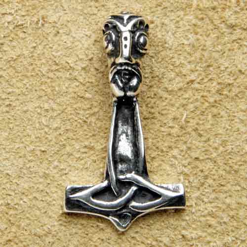 Thor Hammer Kettenanhänger 925 Silber 