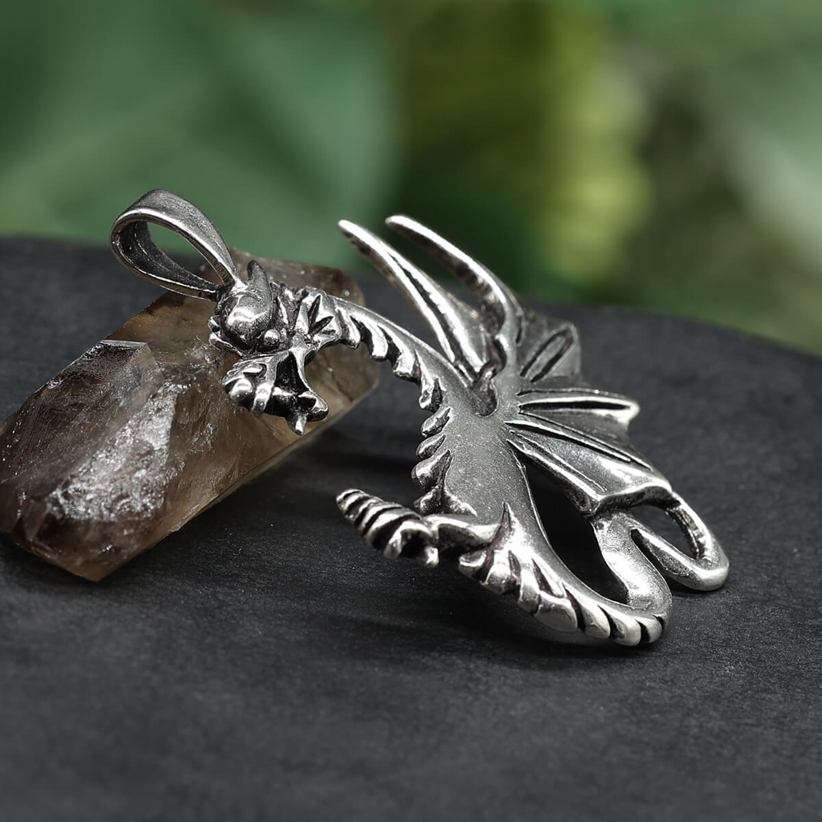 Keltischer Drache Silberschmuck Kettenanhänger 925 Silber