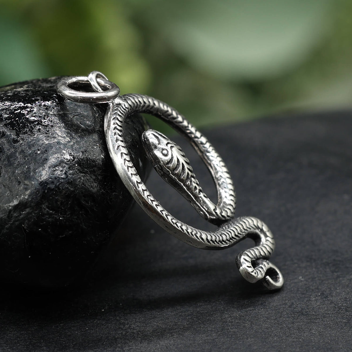 Schlange Silberschmuck Kettenanhänger 925 Silber