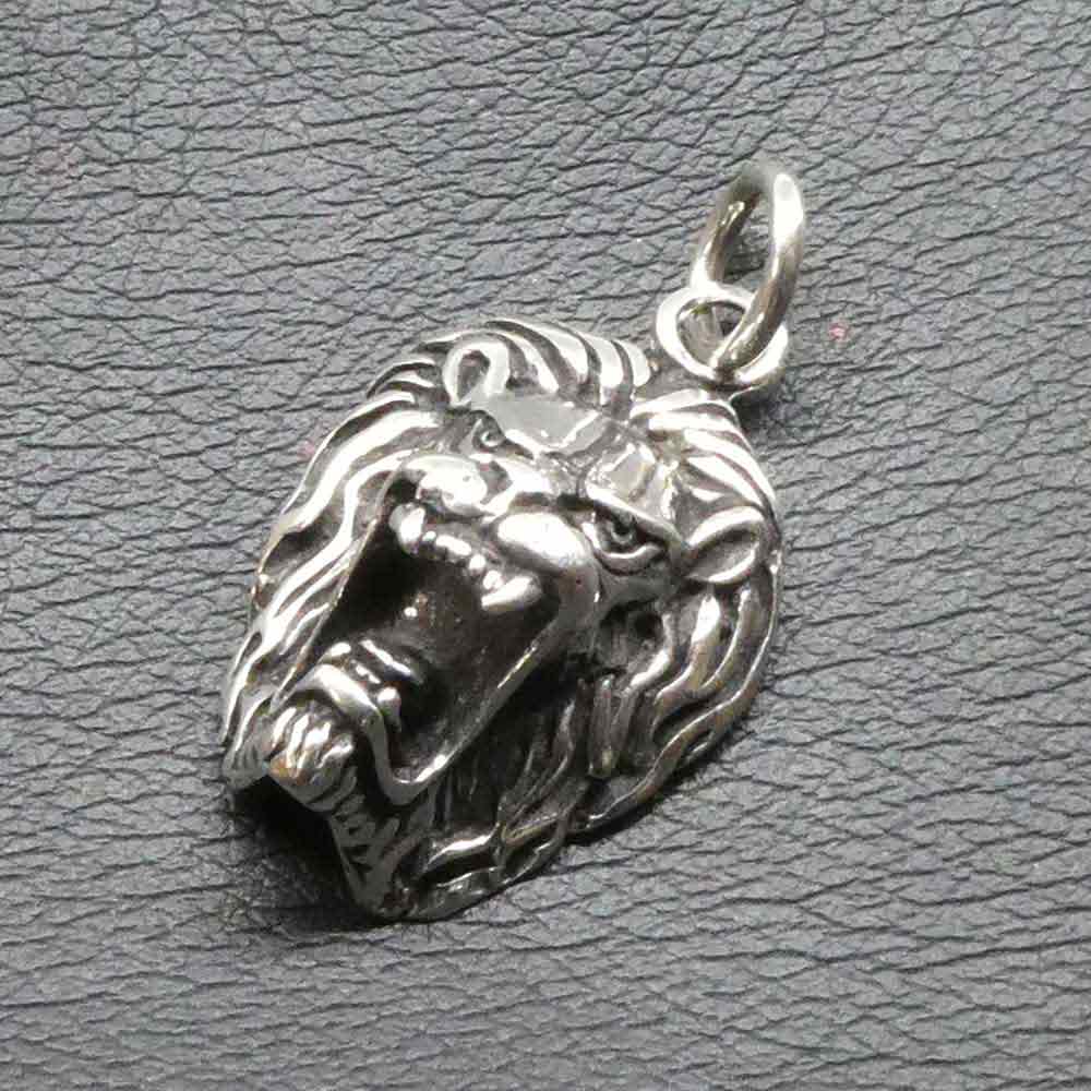 Löwen Schmuck Silber Anhänger