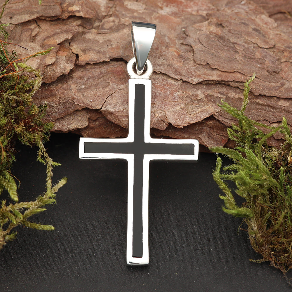 Kreuz Silberanhänger 925 Kette Schmuck Anhänger