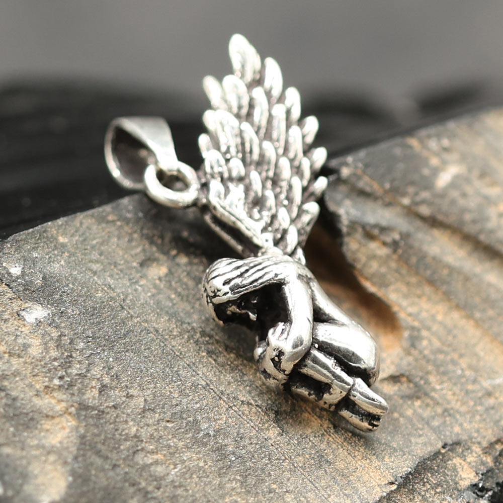 Engel 925er Sterlingsilber Anhänger Himmlischer Schmuck