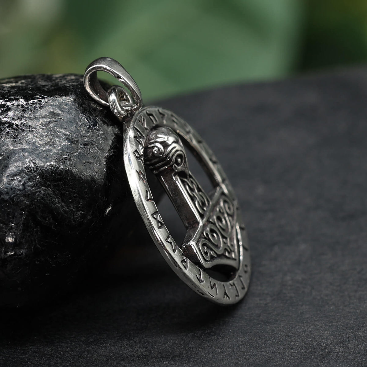 Thorhammer Silberschmuck Kettenanhänger 925 Silber