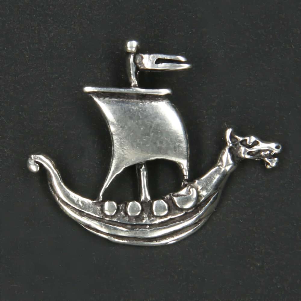 Drachenboot Silber Anhänger 925er Kettenanhänger