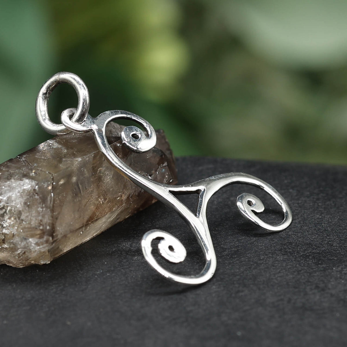 Triskelion Silberschmuck für Halsketten Edler Kettenanhänger