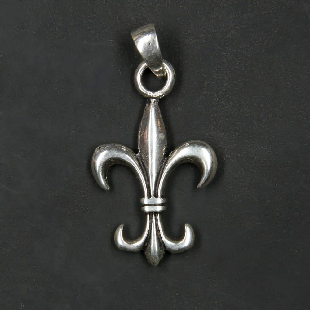 Fleur de Lys Schmuck Anhänger 925er Silber