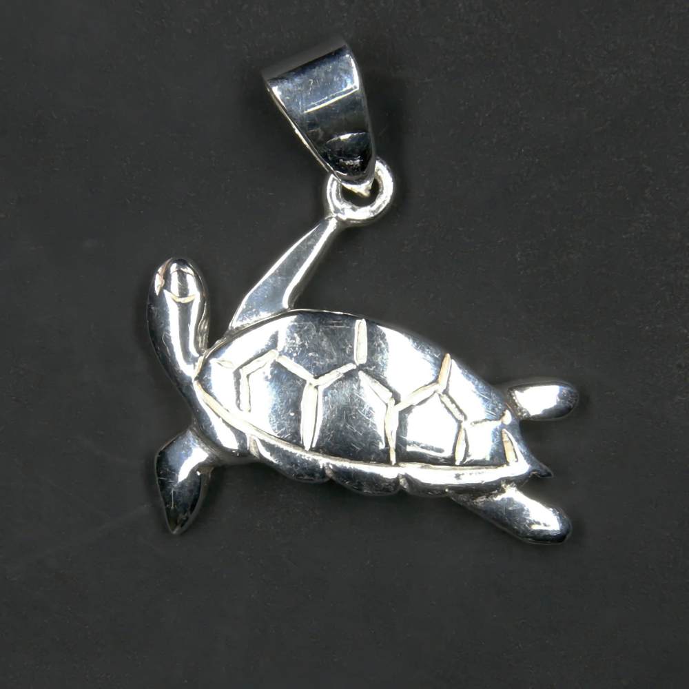 Schildkröte Schmuck Anhänger 925er Silber Meer