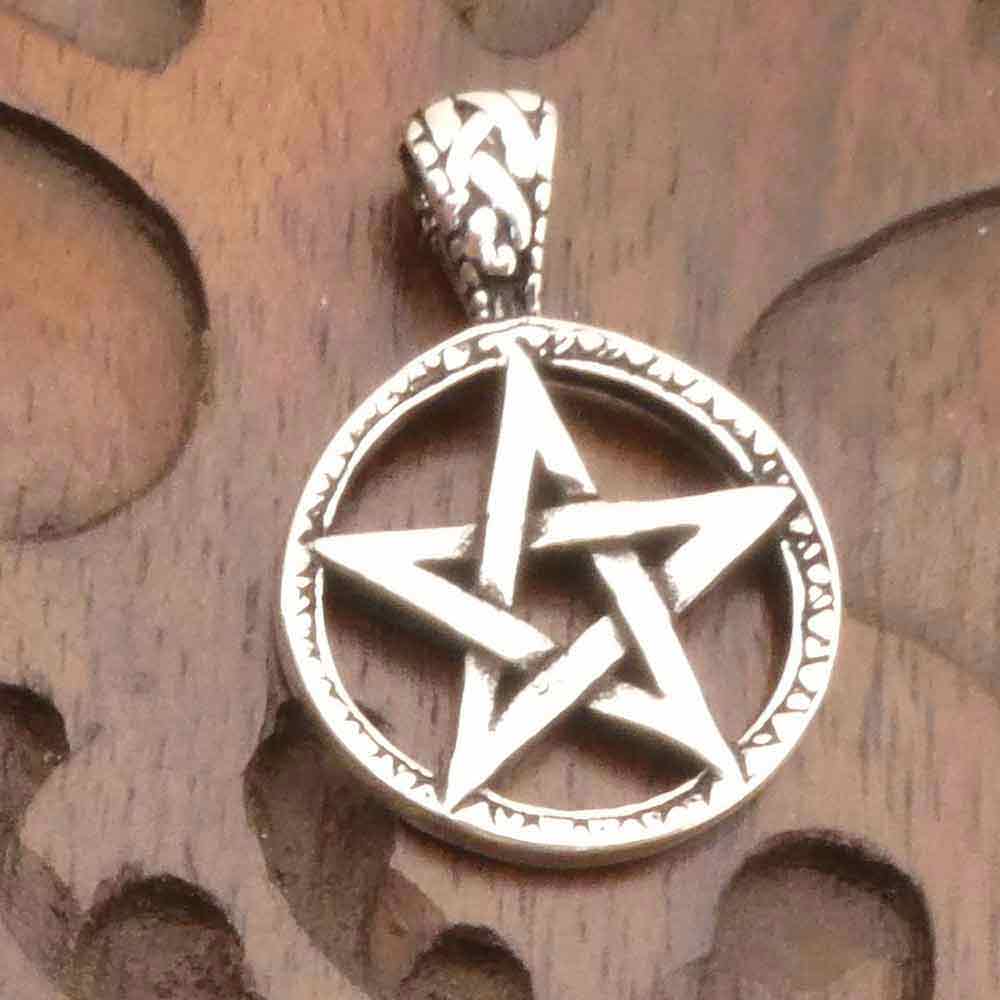 Pentagramm Kette drudenfuß Silber