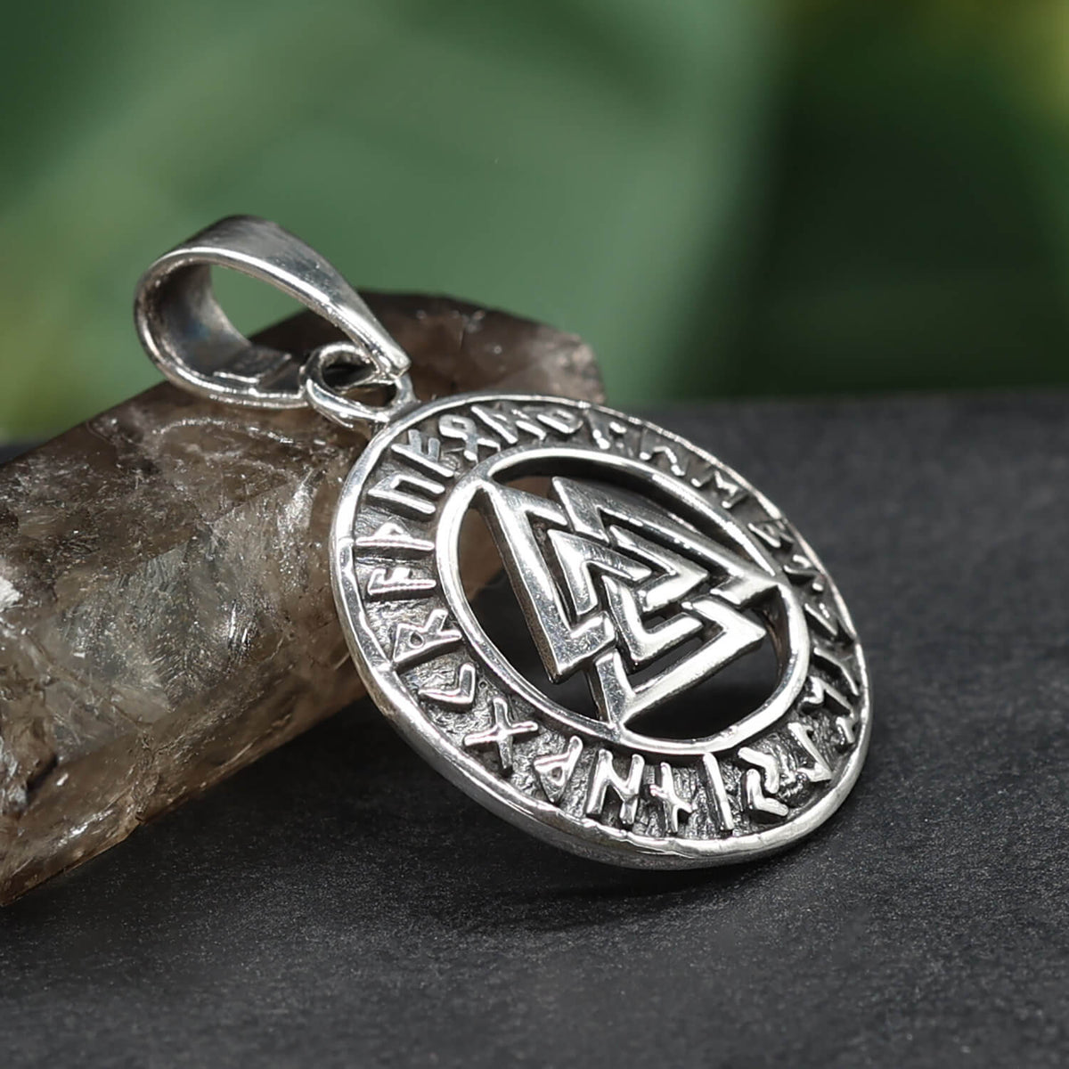 Silber Schmuck Anhänger Wotans Knoten