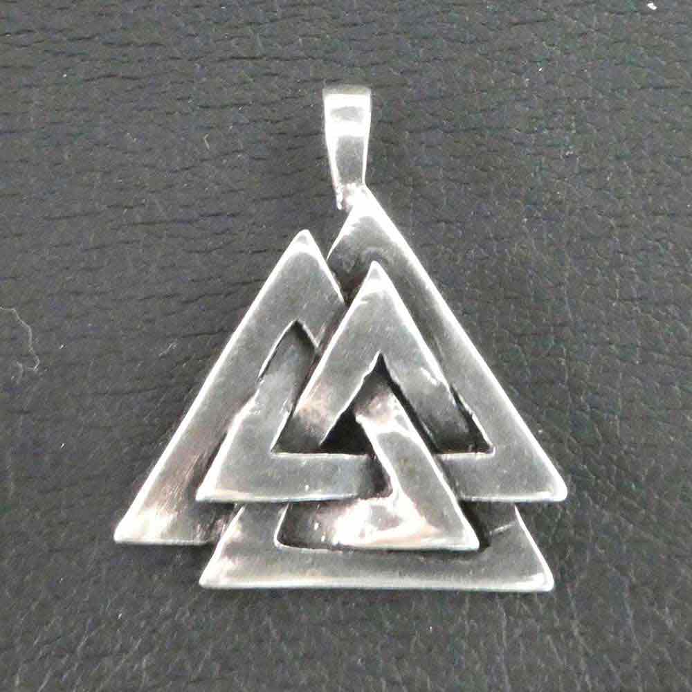 Wotansknoten Schmuck Silber Valknut